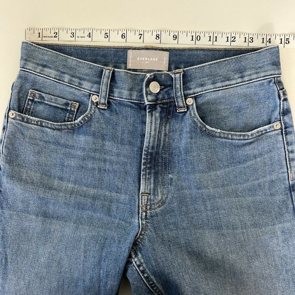 EVERLANE Slim Womens Stretch Denim 29 X 32 Jeans Lt wash - Picture 5 of 12